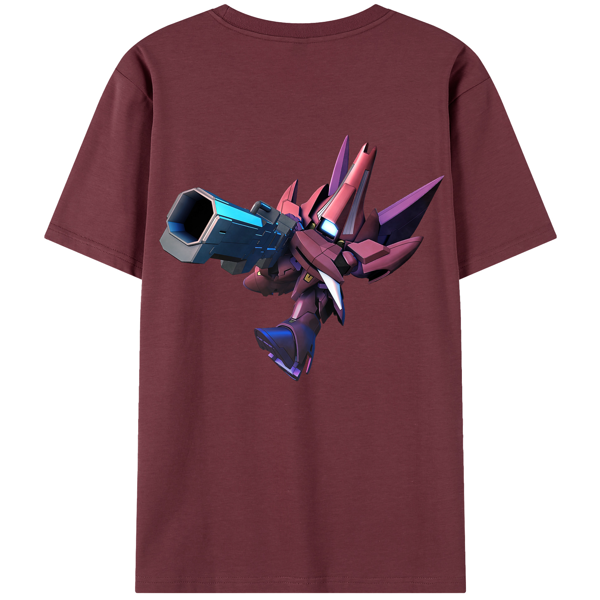 （画像用） 機動戦士ガンダム Mobile Suit Gundam 綿100％半袖Tシャツ（背面プリント）